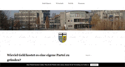 Desktop Screenshot of familienpartei-kaarst.de